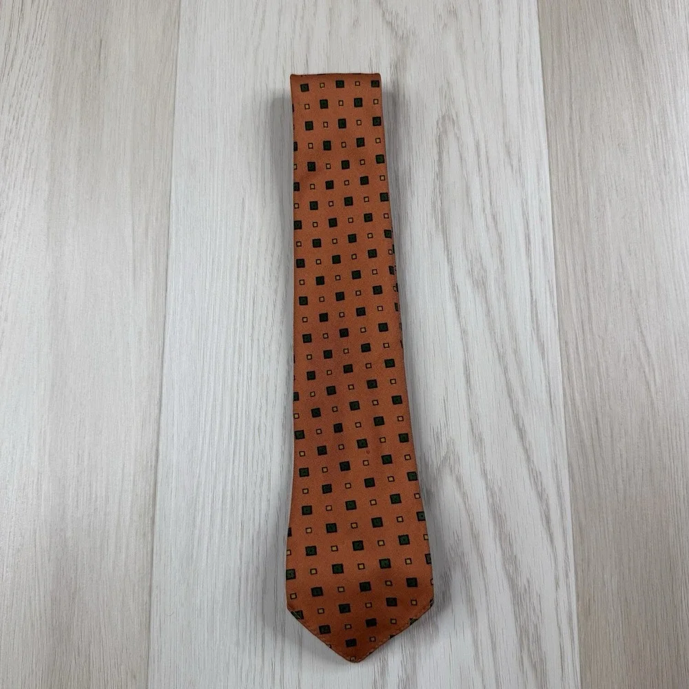 Vintage JPress Silk Tie The Burlington Knot Neckwear Italian Dusty Print 51